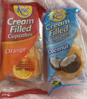 Cream filled kiss cakes pk of 3